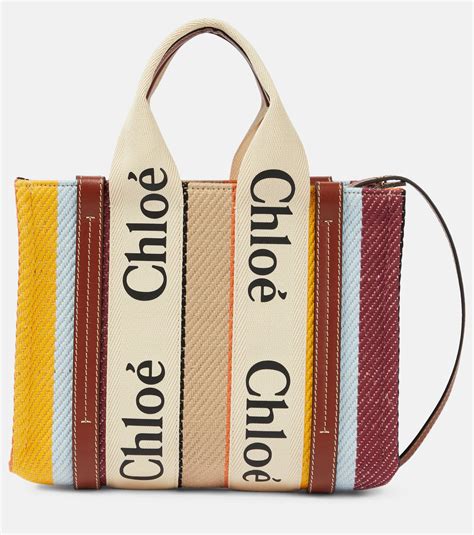 chloe woody tote|chloe woody tote size comparison.